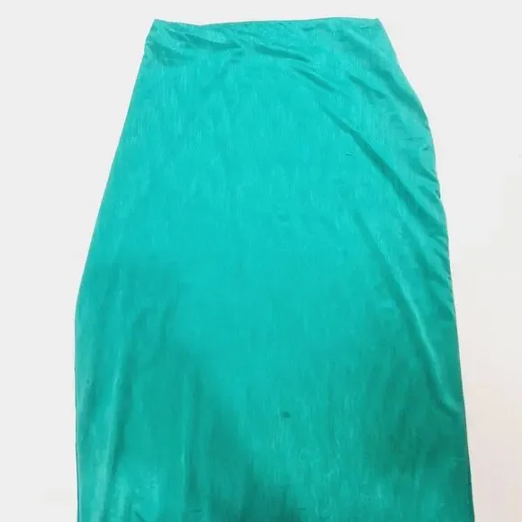 Superdown Karolyna Maxi Skirt Set in Teal Large